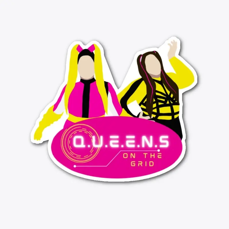 QUEENS ON THE GRID STICKER